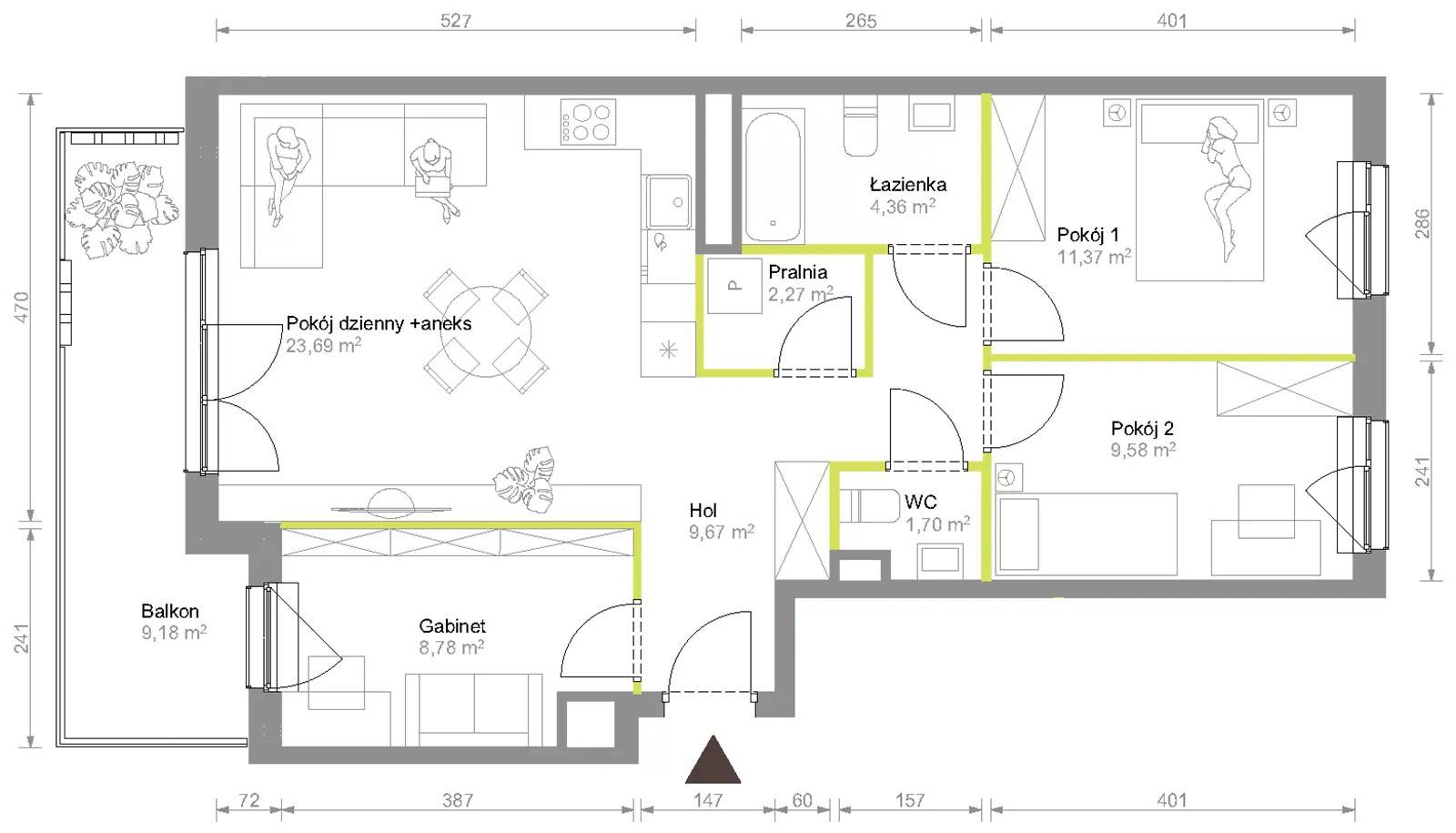 Bemowo Vita – inwestycja Develia - lokal C2/E/29, budynek Etap VIII