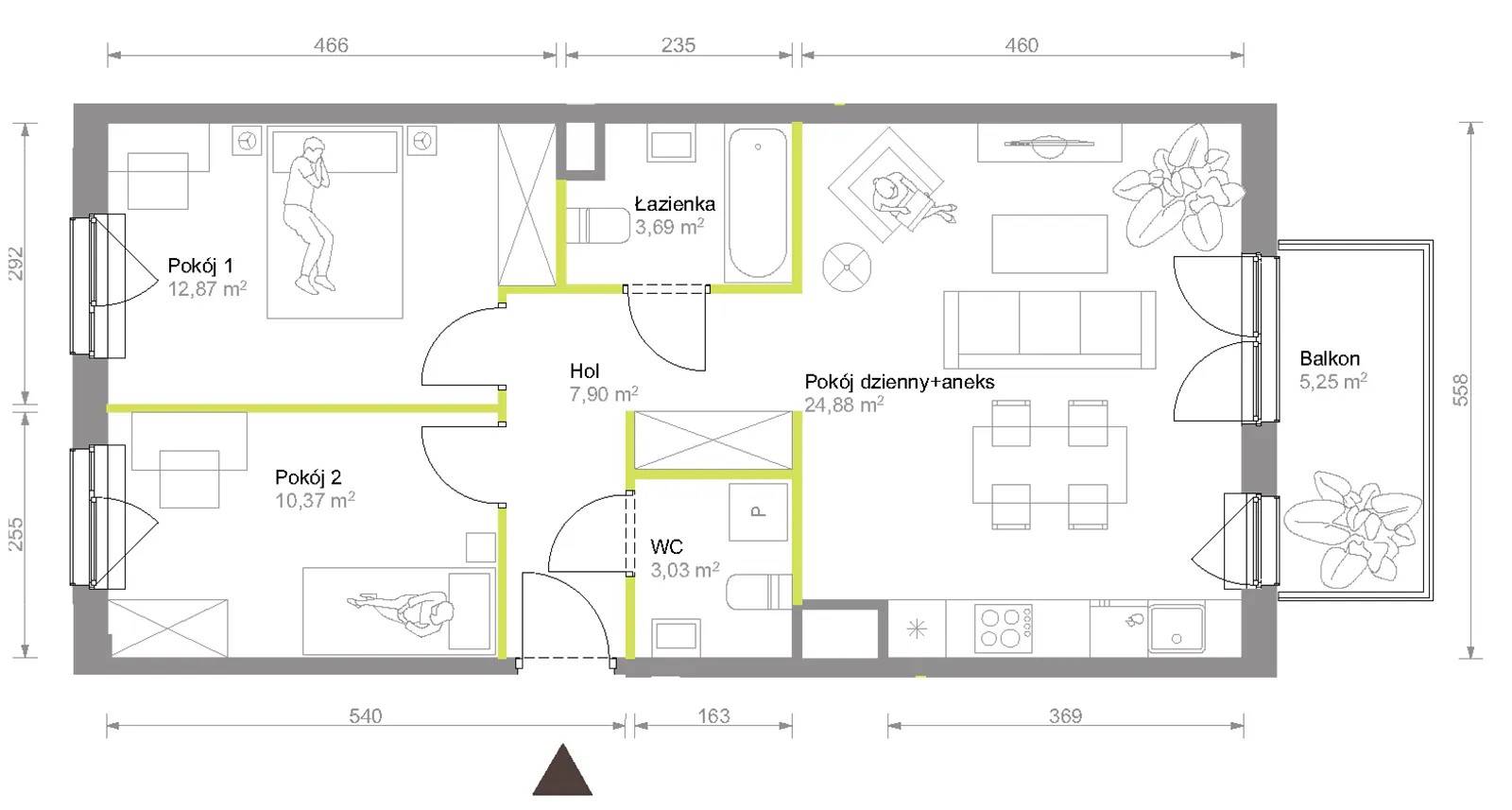Bemowo Vita – inwestycja Develia - lokal C2/F/46, budynek Etap VIII