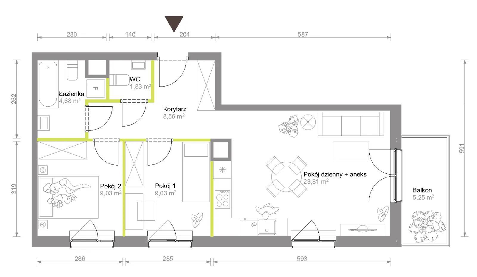 Bemowo Vita – inwestycja Develia - lokal C2/F/48, budynek Etap VIII