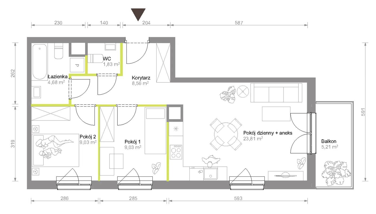 Bemowo Vita – inwestycja Develia - lokal C2/F/58, budynek Etap VIII