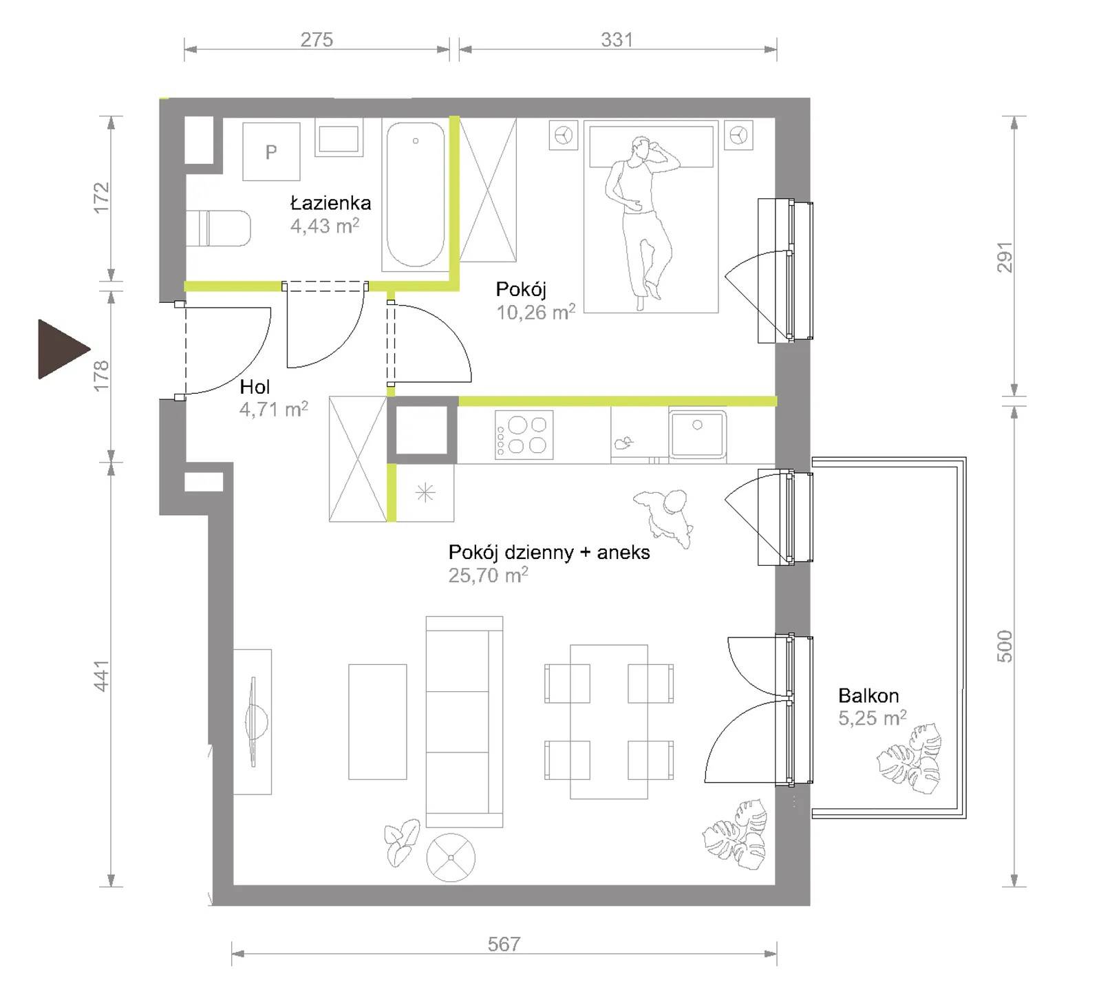 Bemowo Vita – inwestycja Develia - lokal C2/F/52, budynek Etap VIII