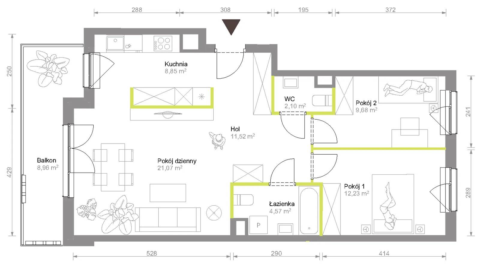 Bemowo Vita – inwestycja Develia - lokal C2/E/37, budynek Etap VIII