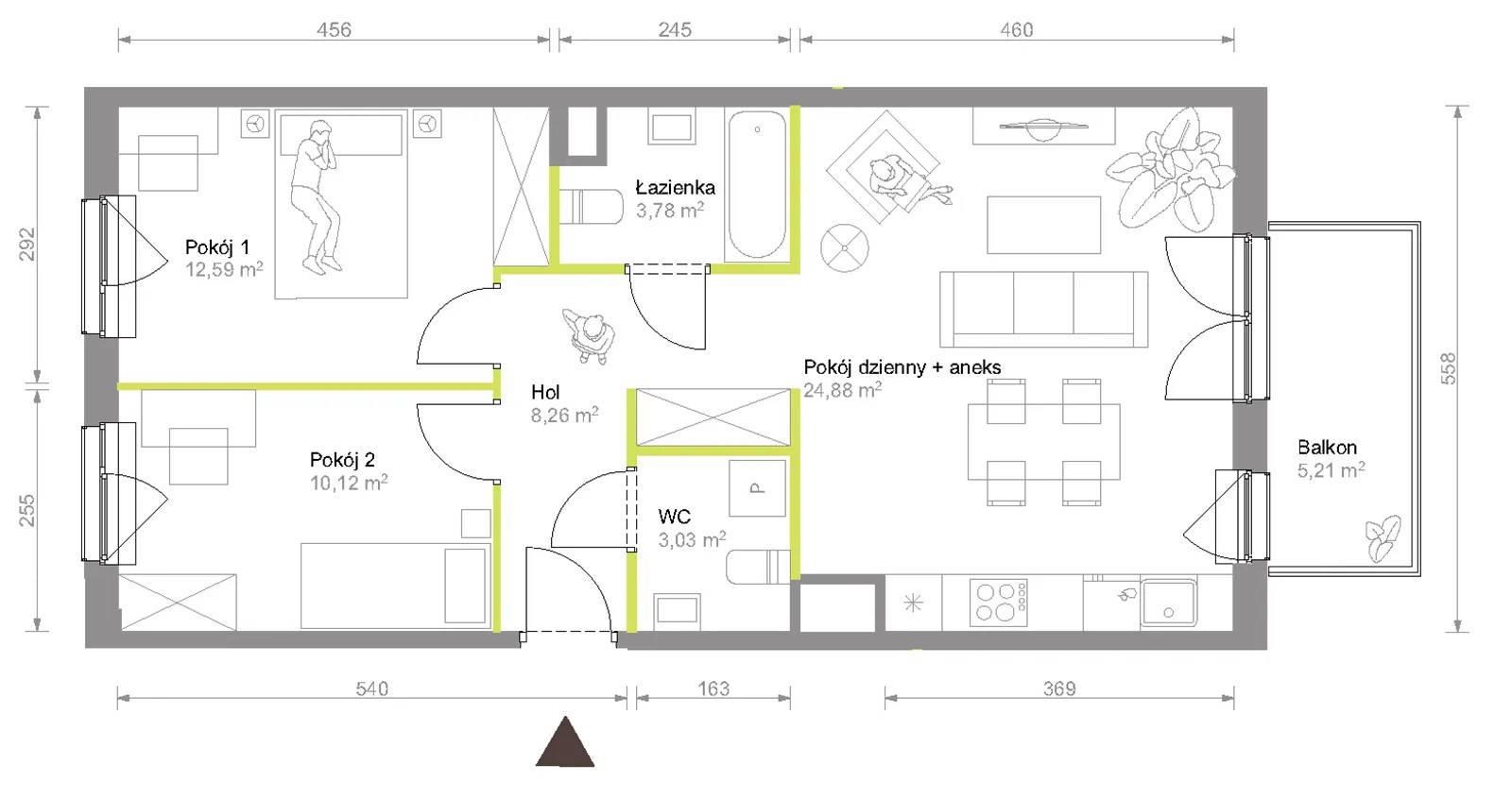 Bemowo Vita – inwestycja Develia - lokal C2/F/56, budynek Etap VIII