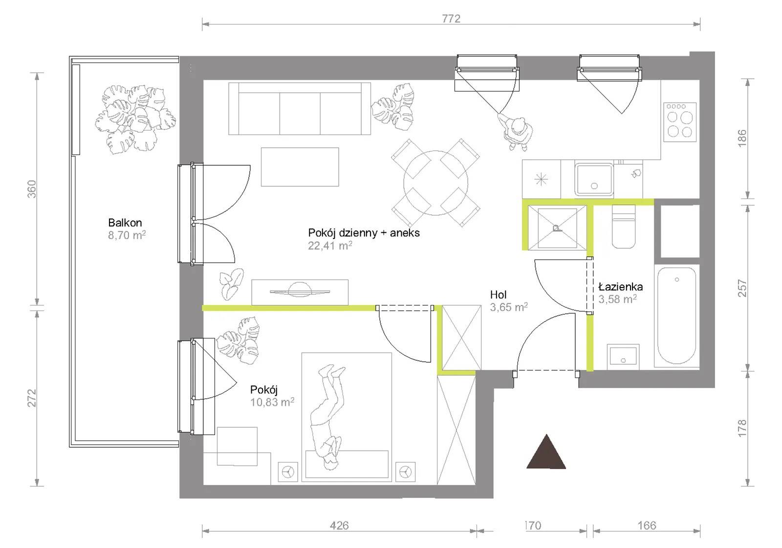 Bemowo Vita – inwestycja Develia - lokal C2/F/60, budynek Etap VIII