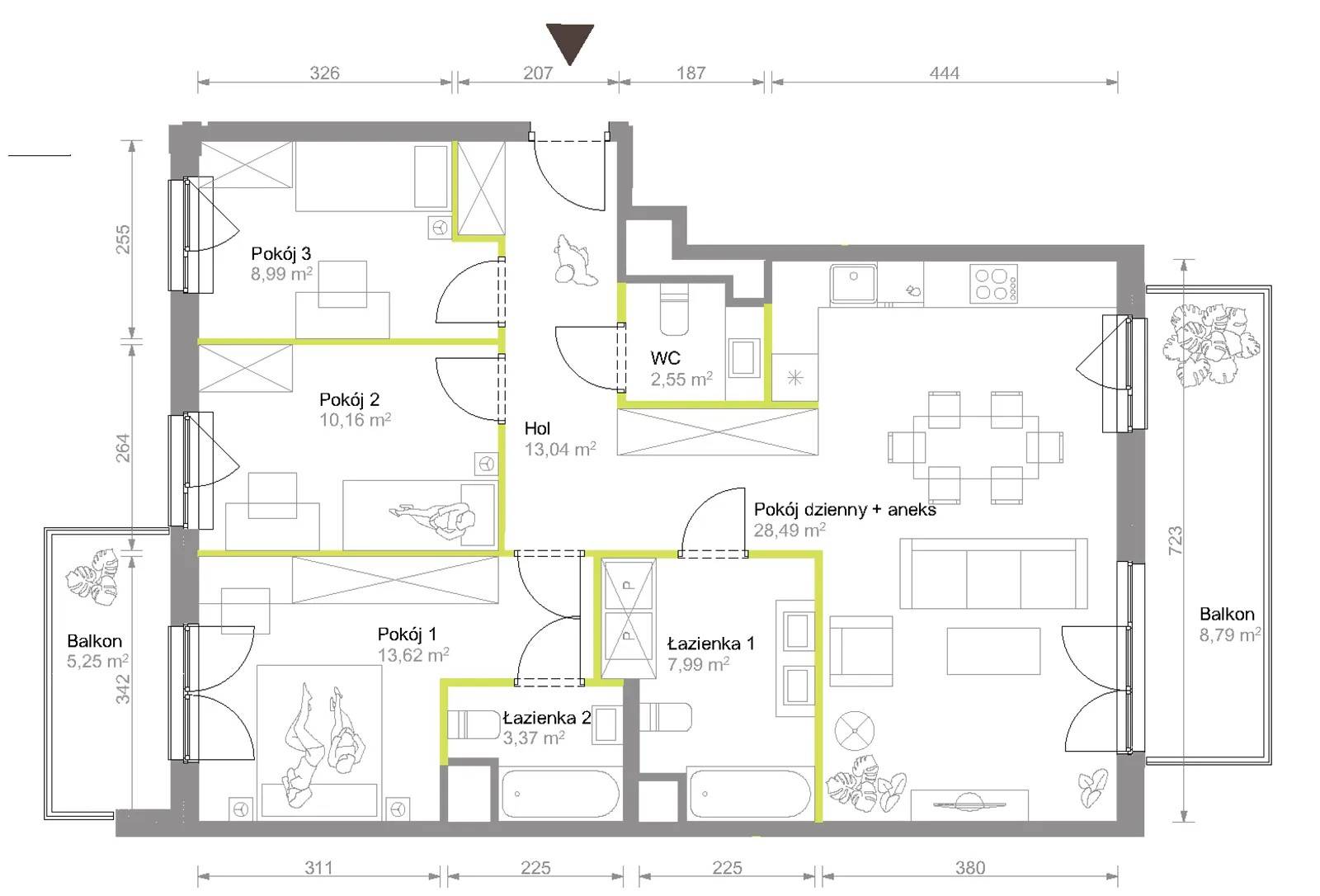 Bemowo Vita – inwestycja Develia - lokal C2/D/25, budynek Etap VIII