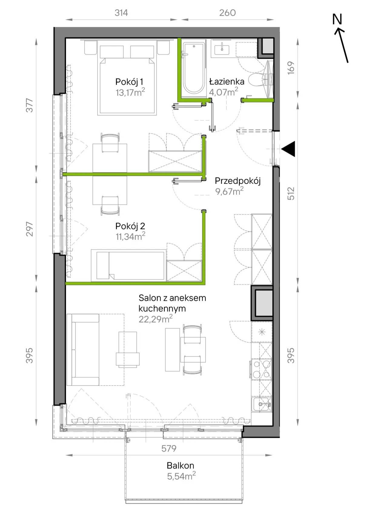Bemowo Vita – inwestycja Develia - lokal A2/19, budynek Etap IV