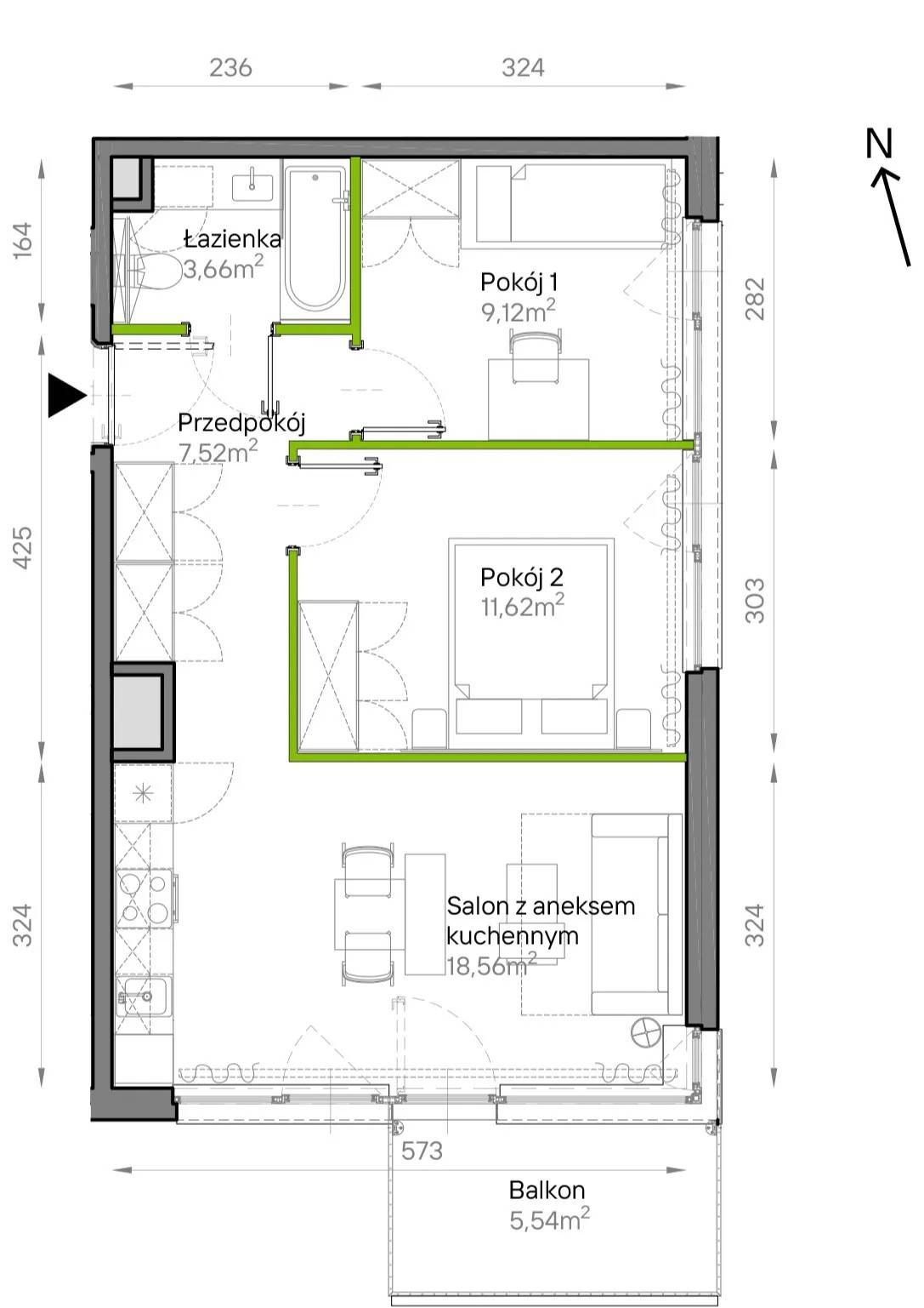 Bemowo Vita – inwestycja Develia - lokal A2/51, budynek Etap IV