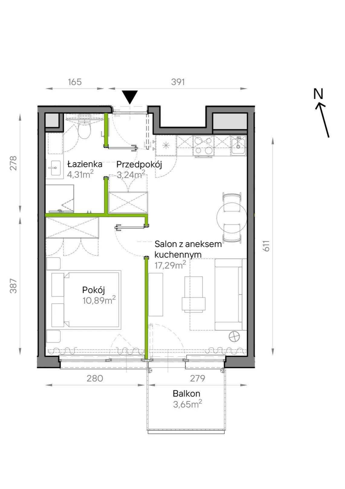 Bemowo Vita – inwestycja Develia - lokal A2/54, budynek Etap IV