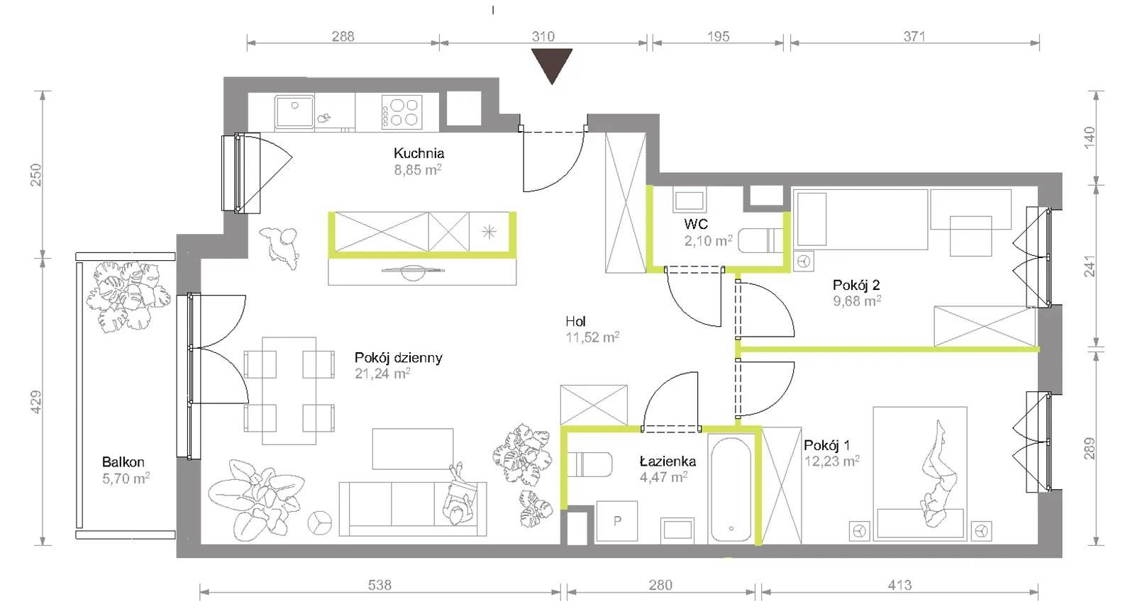 Bemowo Vita – inwestycja Develia - lokal C1/B/31, budynek Etap VIII
