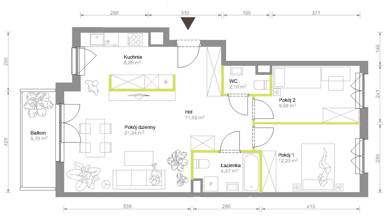 Bemowo Vita – inwestycja Develia - lokal C1/B/34, budynek Etap VIII