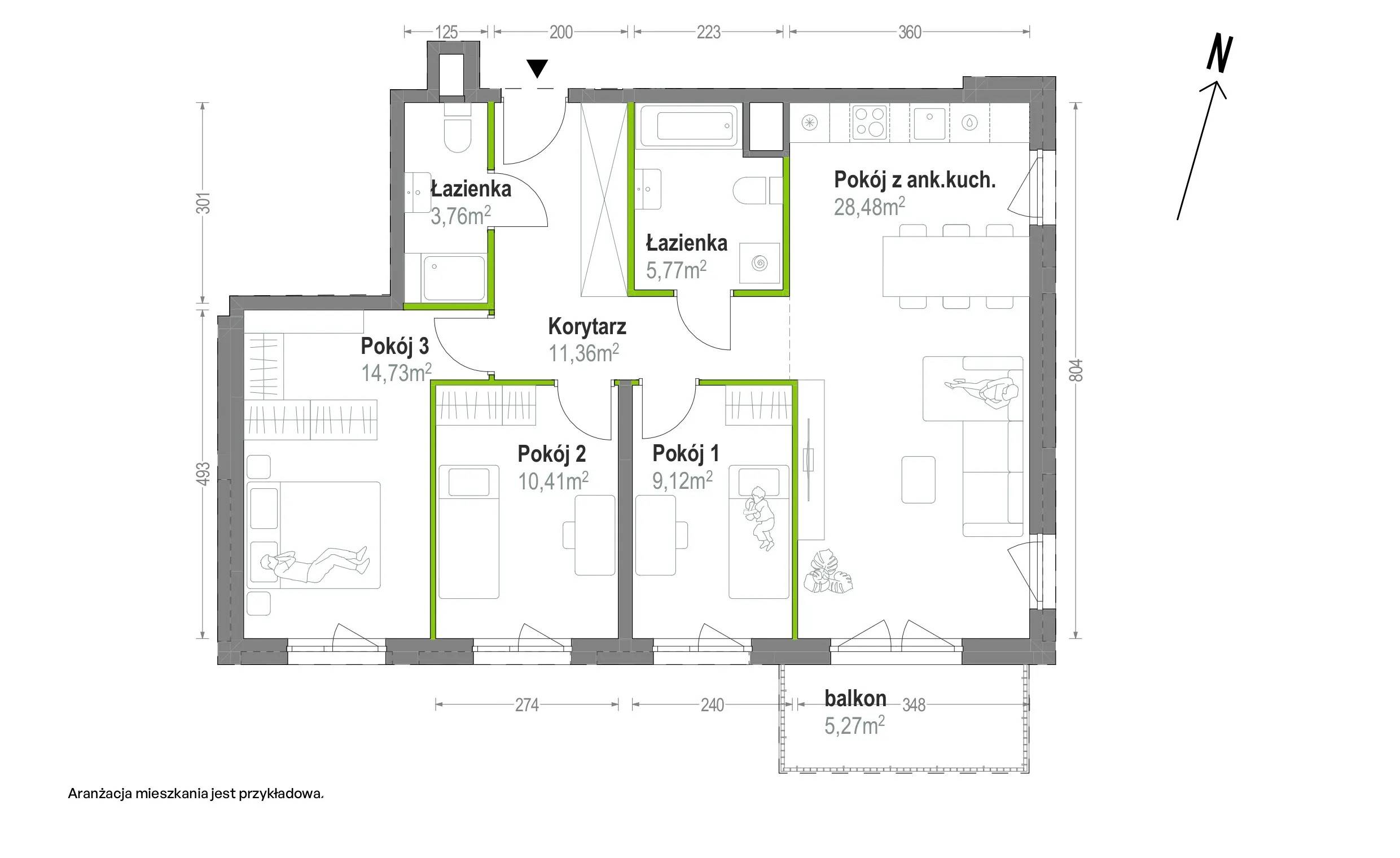 Głębocka Vita – inwestycja Develia - lokal B.A.1.07, budynek Etap I