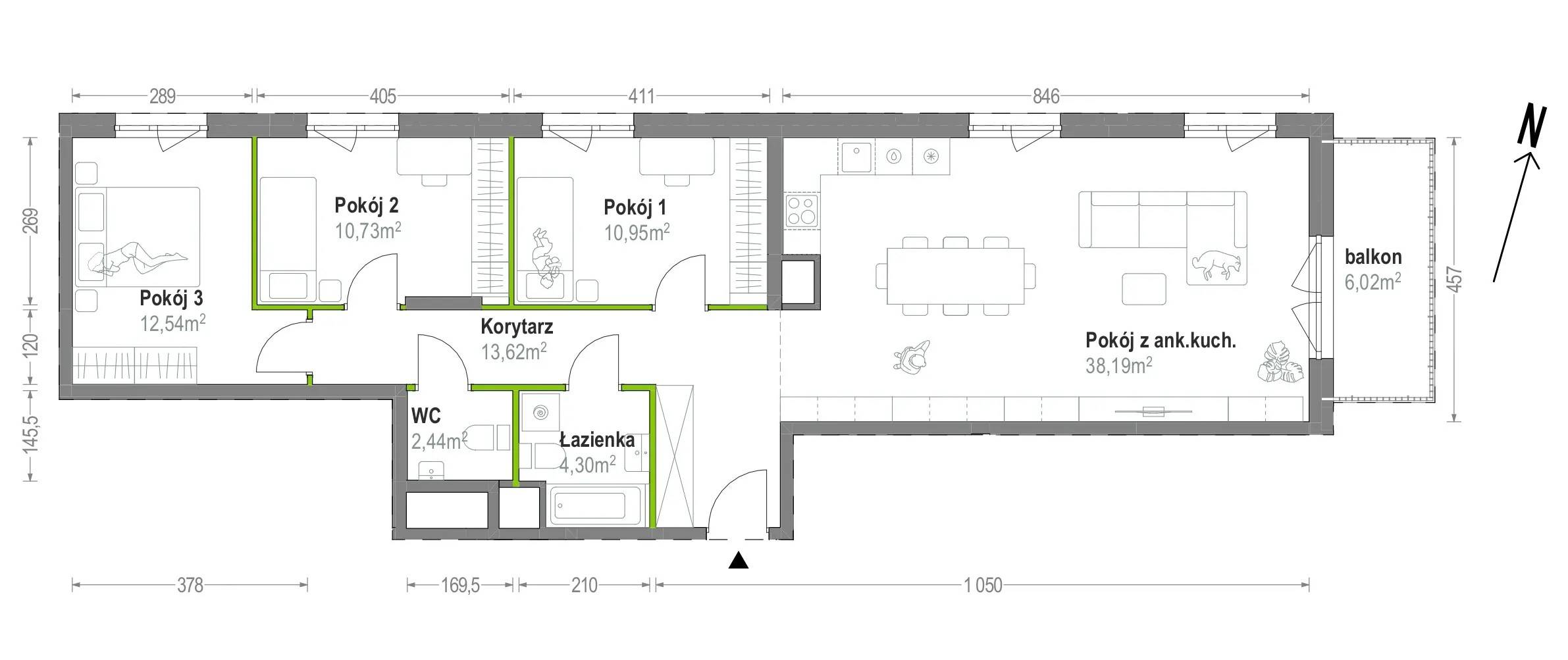 Głębocka Vita – inwestycja Develia - lokal B.B.1.04, budynek Etap I