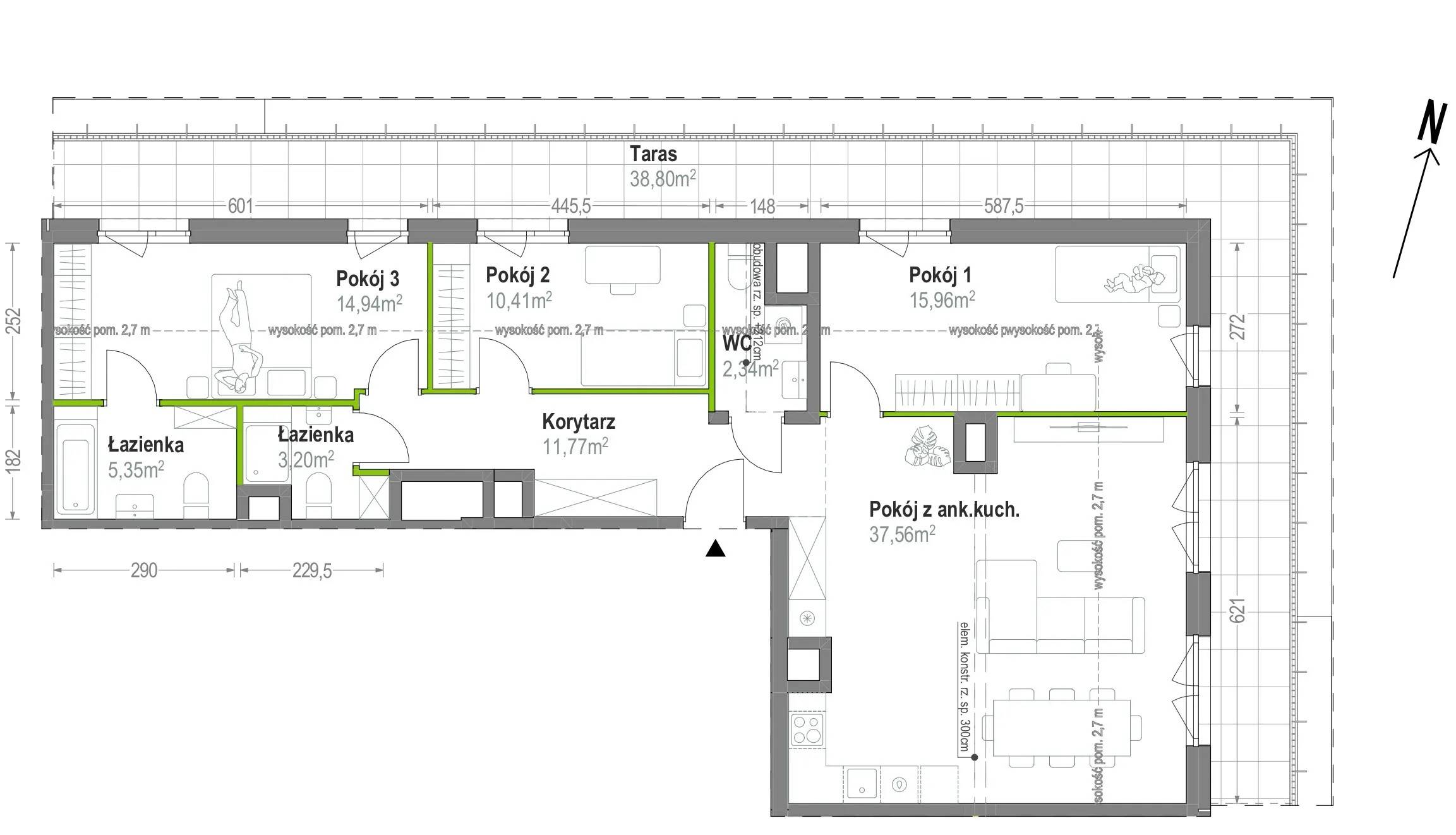 Głębocka Vita – inwestycja Develia - lokal B.B.4.02, budynek Etap I