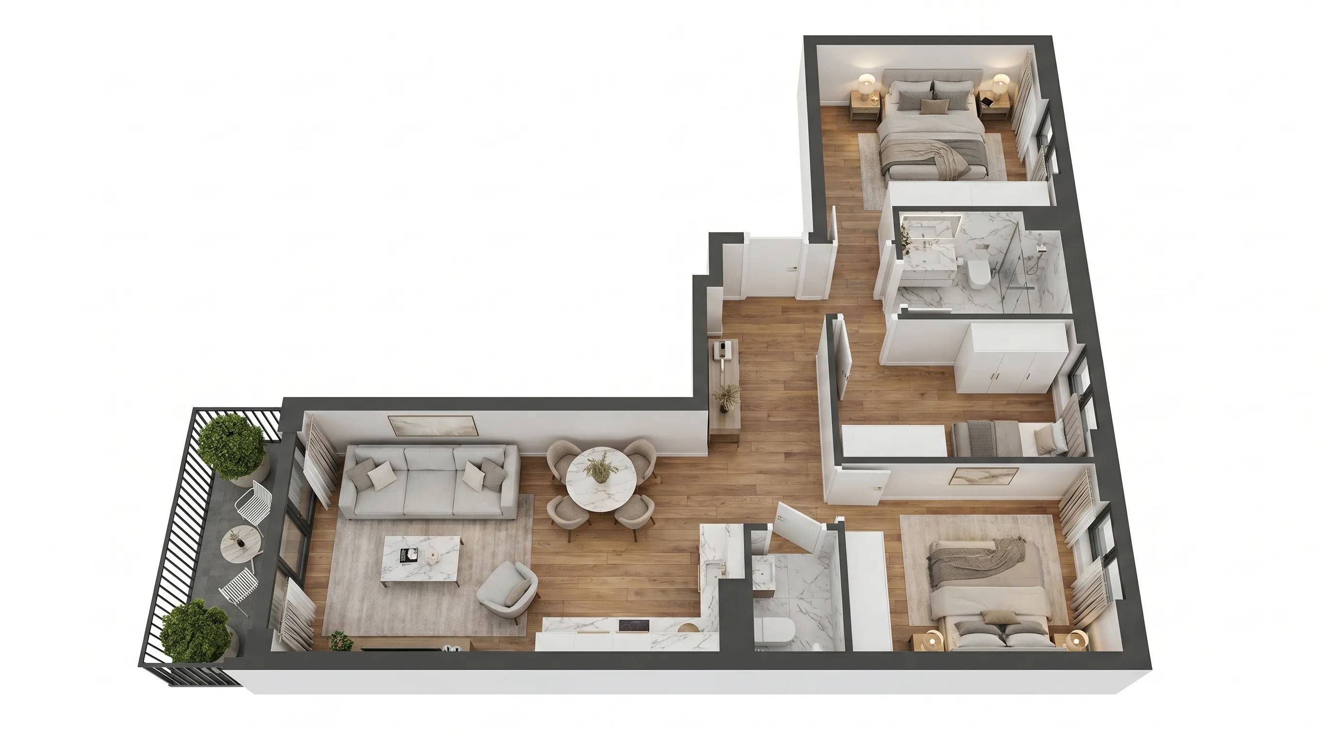 Słoneczne Miasteczko - lokal A.055, budynek Etap XV