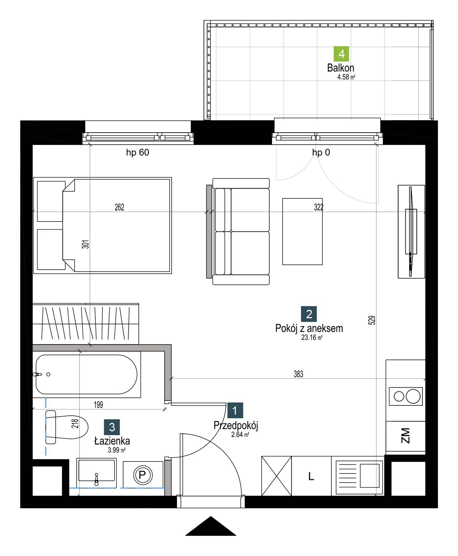 Pilczycka Vita – inwestycja Develia - lokal BA0204, budynek Etap I