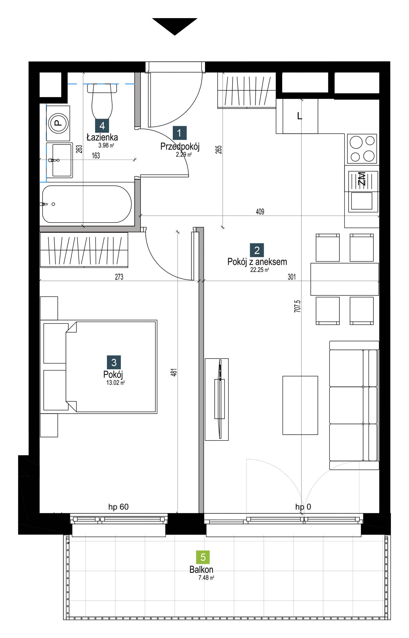 Pilczycka Vita – inwestycja Develia - lokal BB0307, budynek Etap I