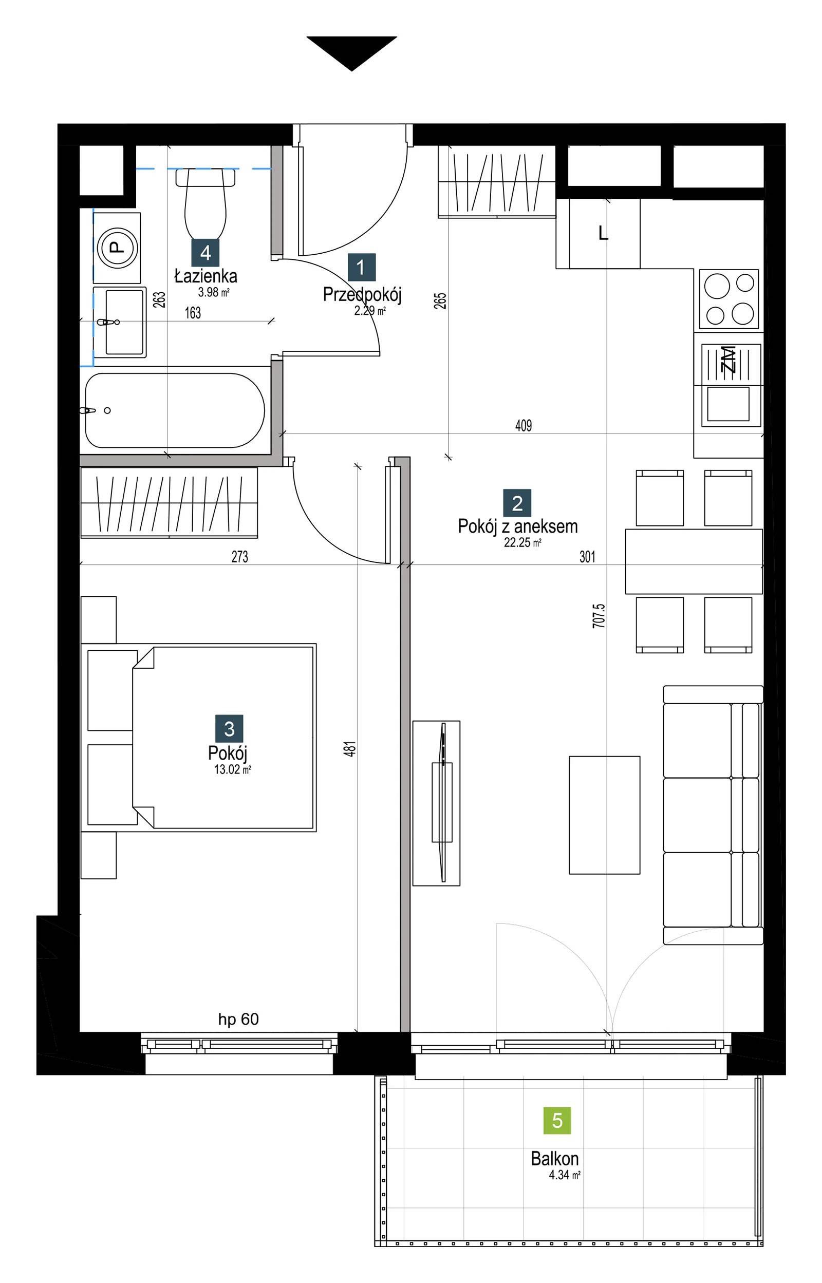 Pilczycka Vita – inwestycja Develia - lokal BB0406, budynek Etap I