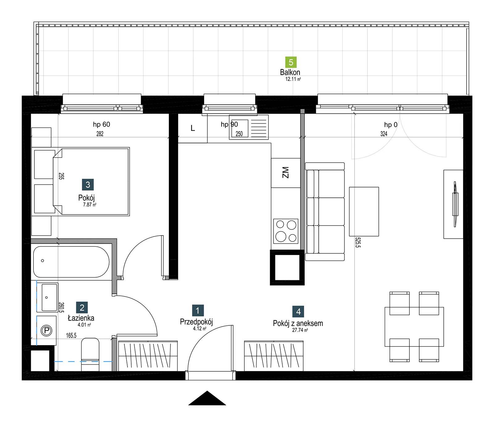 Pilczycka Vita – inwestycja Develia - lokal AB0107, budynek Etap I