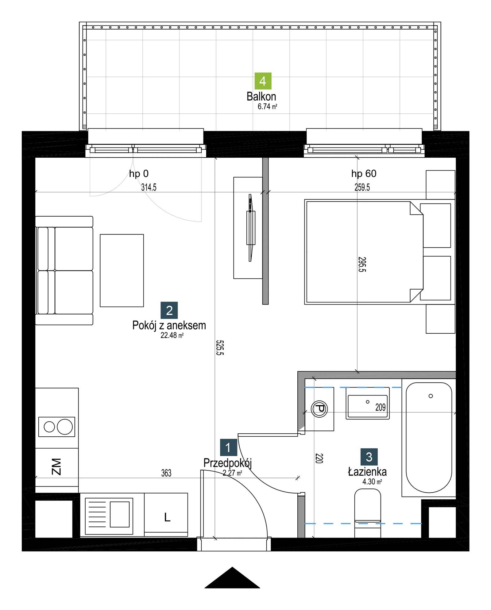 Pilczycka Vita – inwestycja Develia - lokal AB0204, budynek Etap I