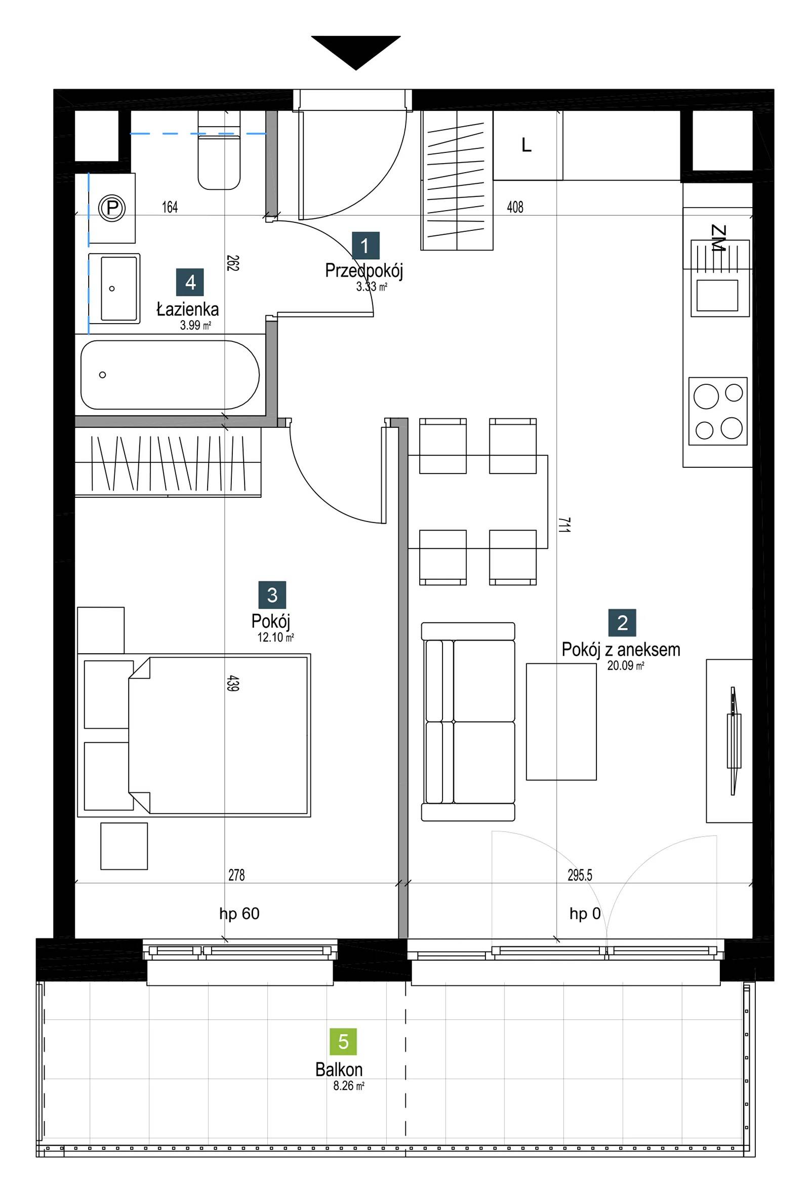 Pilczycka Vita – inwestycja Develia - lokal AB0401, budynek Etap I