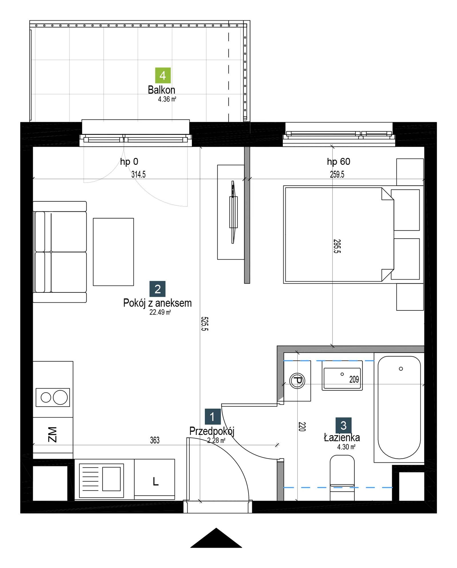Pilczycka Vita – inwestycja Develia - lokal AB0404, budynek Etap I
