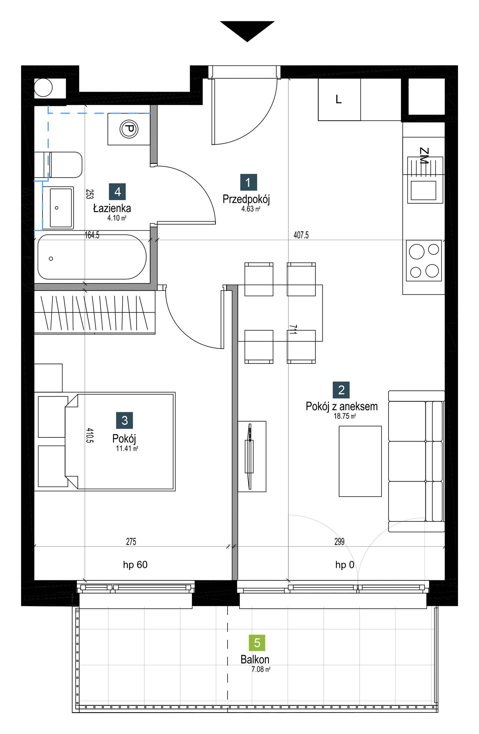 Pilczycka Vita – inwestycja Develia - lokal AB0402, budynek Etap I