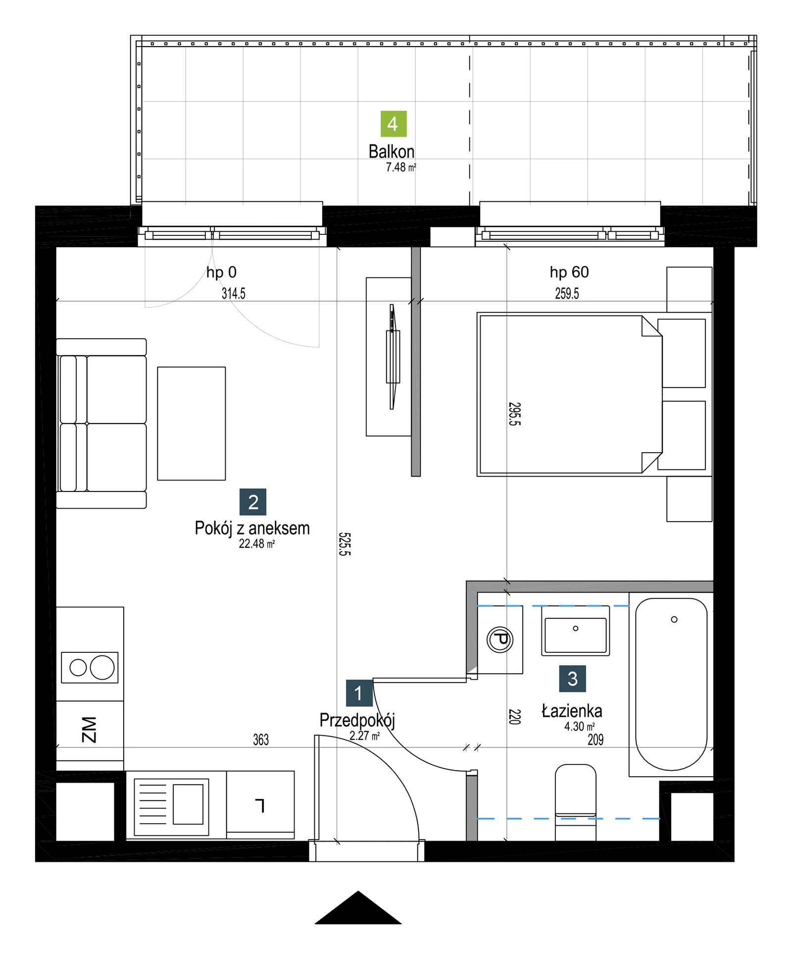 Pilczycka Vita – inwestycja Develia - lokal AB0405, budynek Etap I