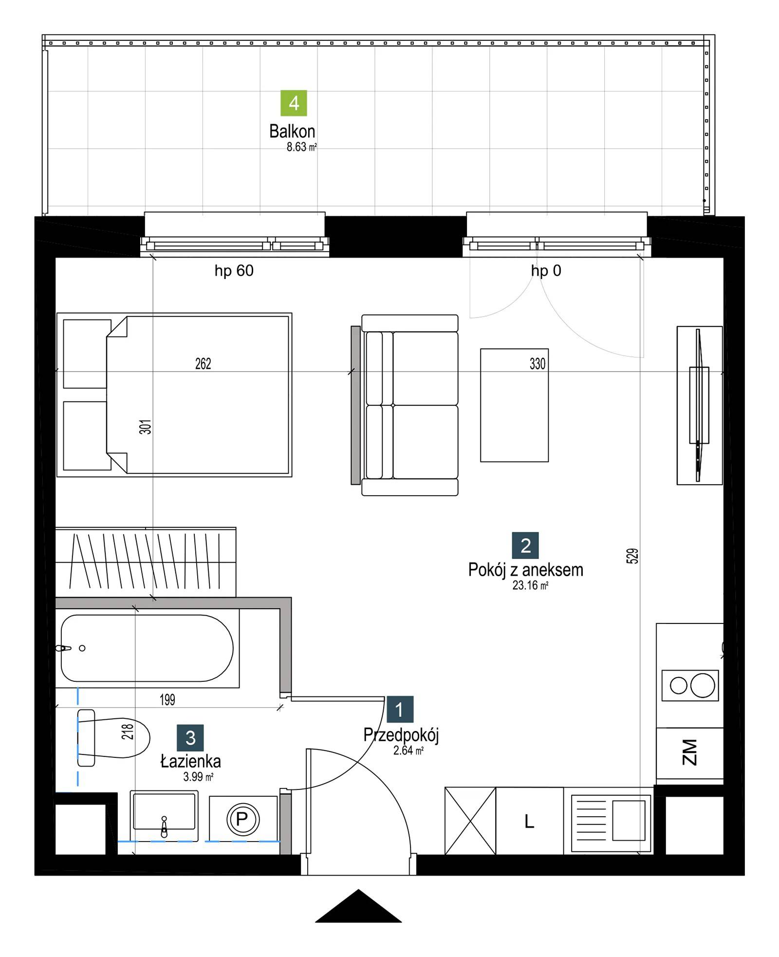 Pilczycka Vita – inwestycja Develia - lokal BA0104, budynek Etap I