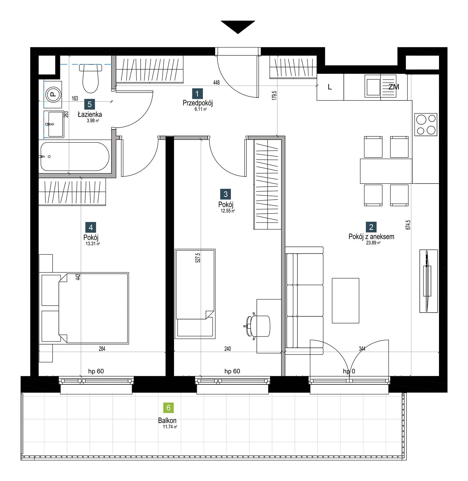 Pilczycka Vita – inwestycja Develia - lokal BA0306, budynek Etap I