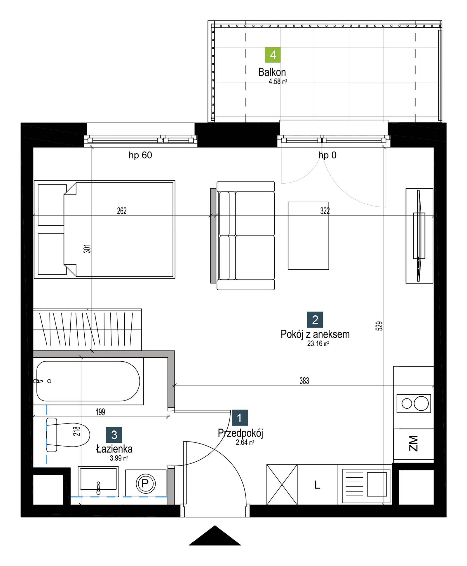 Pilczycka Vita – inwestycja Develia - lokal BA0404, budynek Etap I