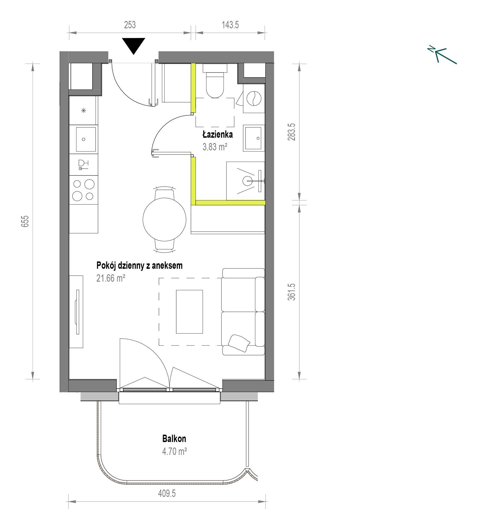 Skorosze Vita – inwestycja Develia - lokal A/1/14, budynek Etap I