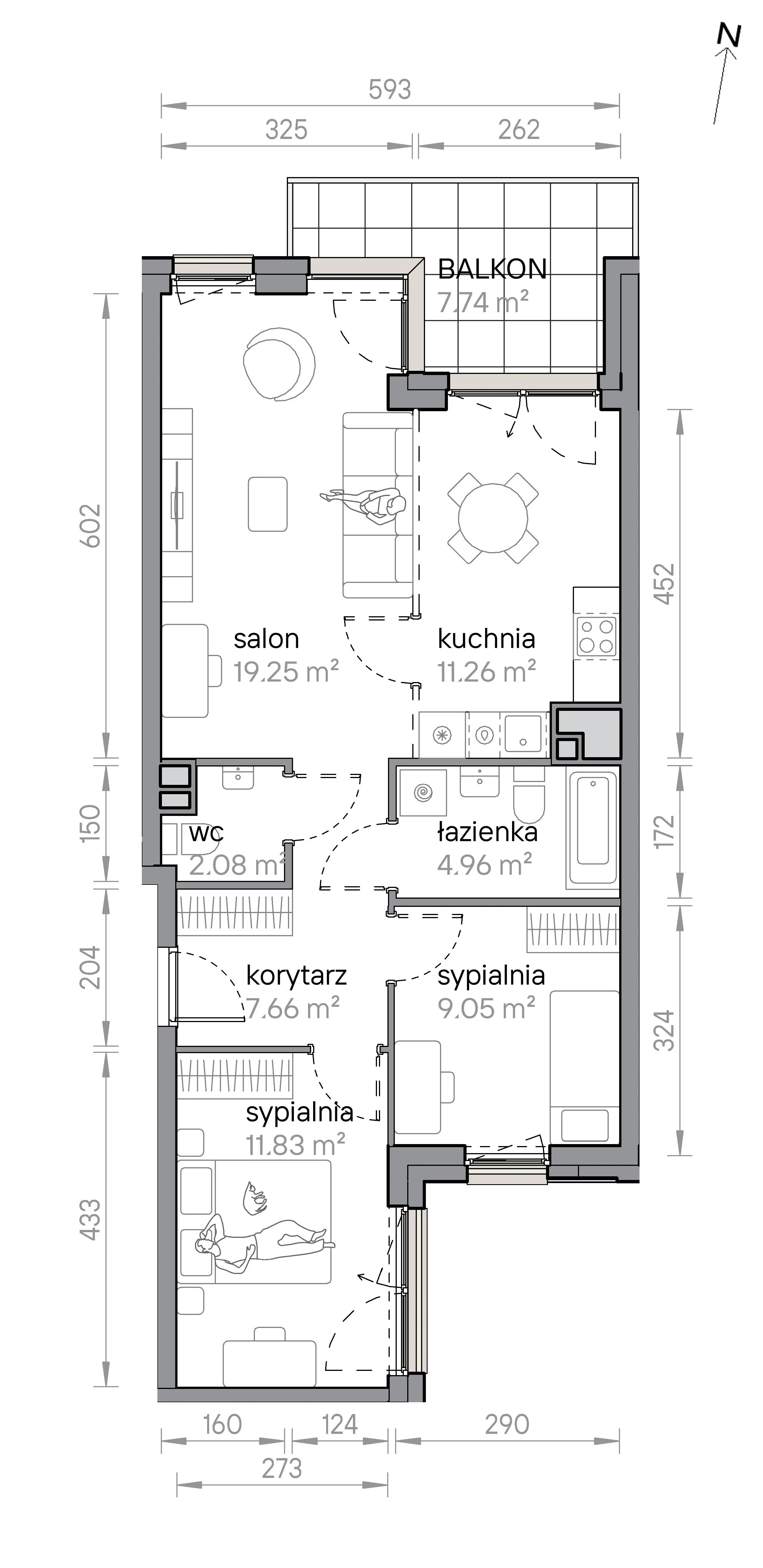 Przy Parku Vita – inwestycja Develia - lokal M2/1/2/29, budynek Etap I
