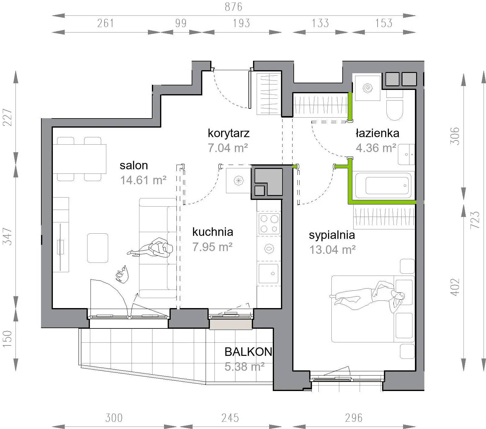 Przy Parku Vita – inwestycja Develia - lokal M3/2/4/19, budynek Etap III
