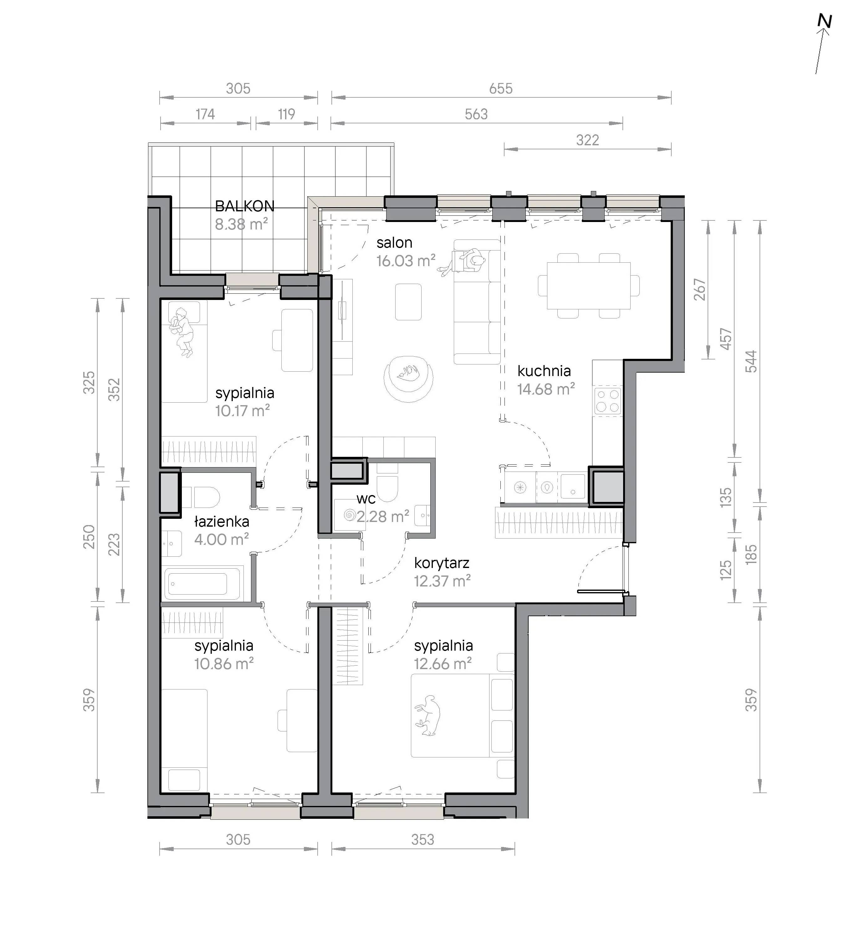 Przy Parku Vita – inwestycja Develia - lokal M2/2/1/04, budynek Etap I