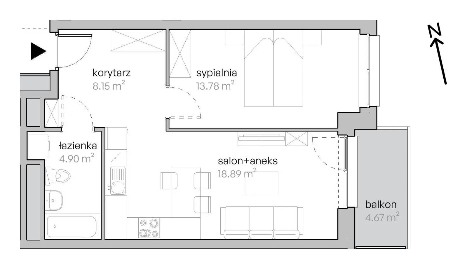Legnicka Vita – inwestycja Develia - lokal L1/2/20, budynek Etap I