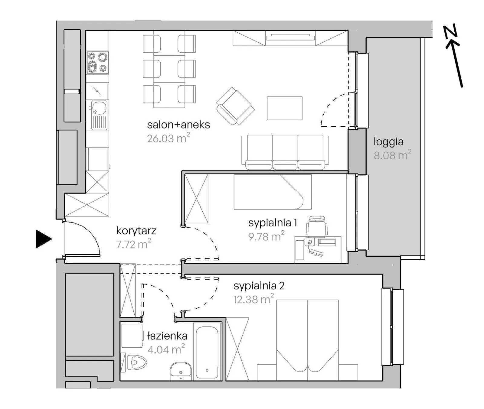 Legnicka Vita – inwestycja Develia - lokal L1/13/127, budynek Etap I