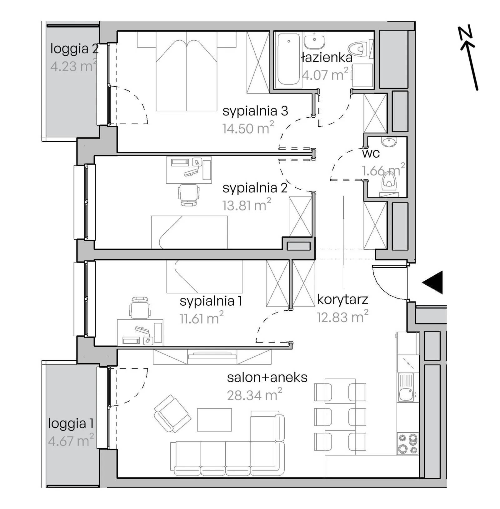 Legnicka Vita – inwestycja Develia - lokal L1/13/131, budynek Etap I