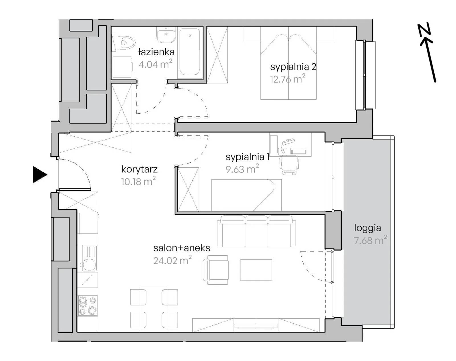 Legnicka Vita – inwestycja Develia - lokal L1/14/137, budynek Etap I