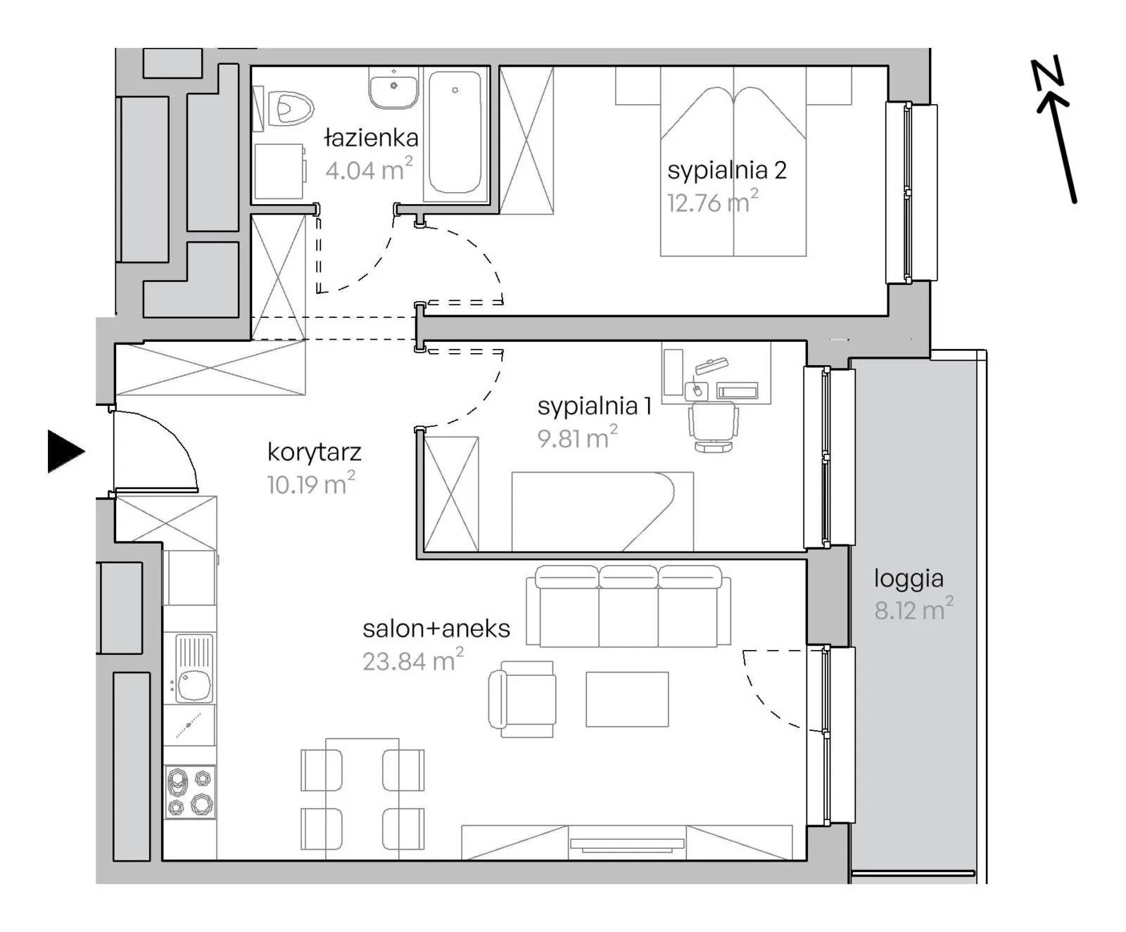 Legnicka Vita – inwestycja Develia - lokal L1/16/151, budynek Etap I