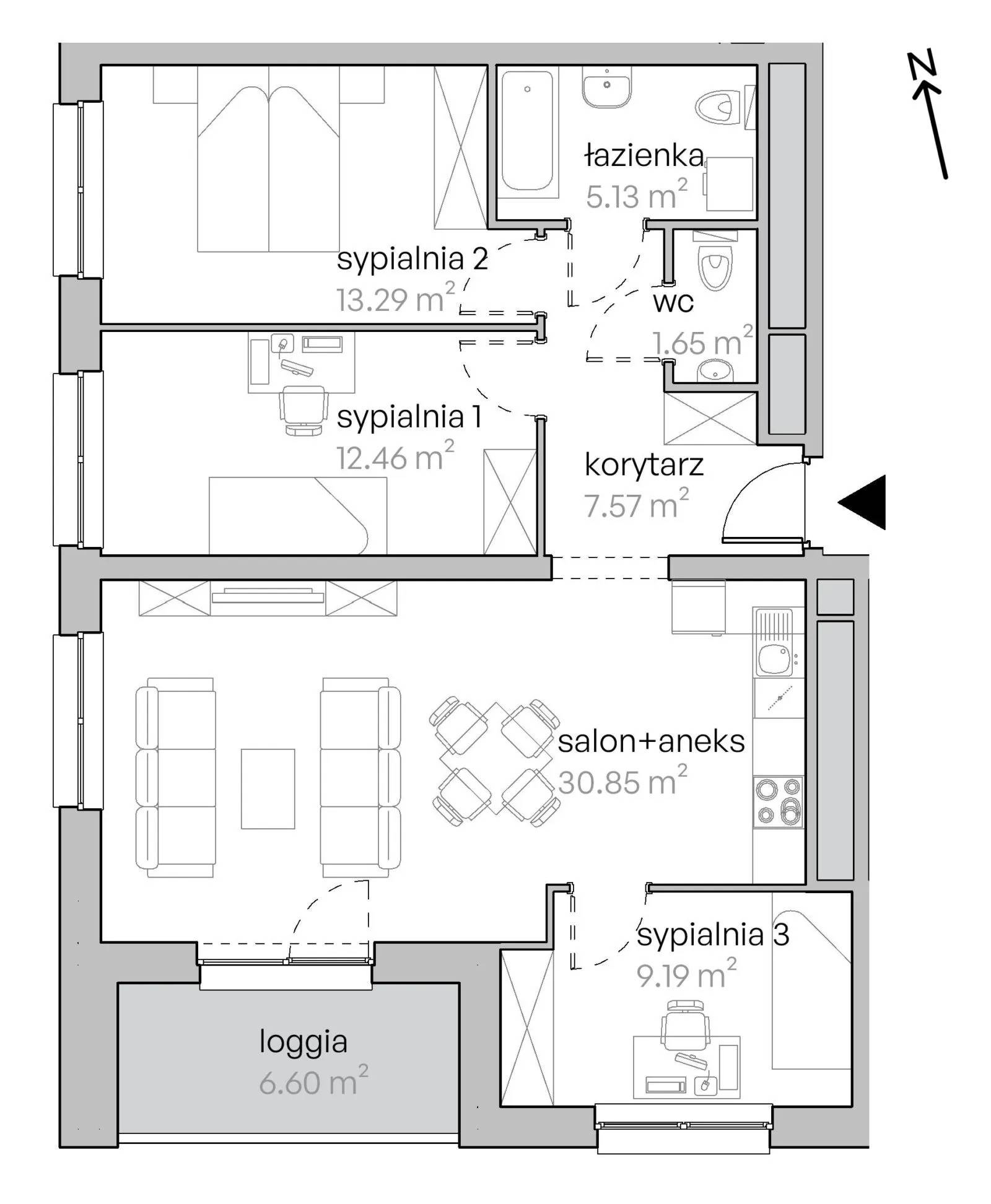 Legnicka Vita – inwestycja Develia - lokal L2/9/79, budynek Etap II