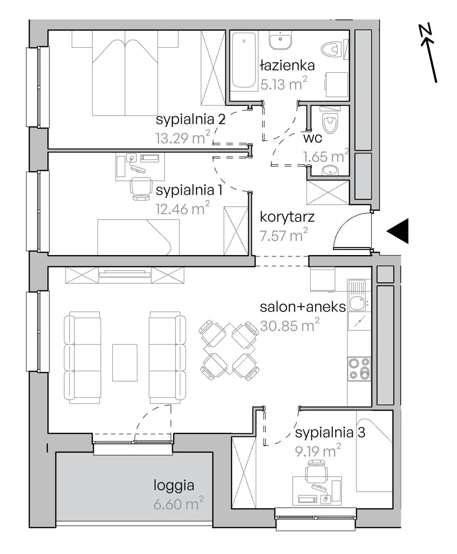 Legnicka Vita – inwestycja Develia - lokal L2/10/87, budynek Etap II