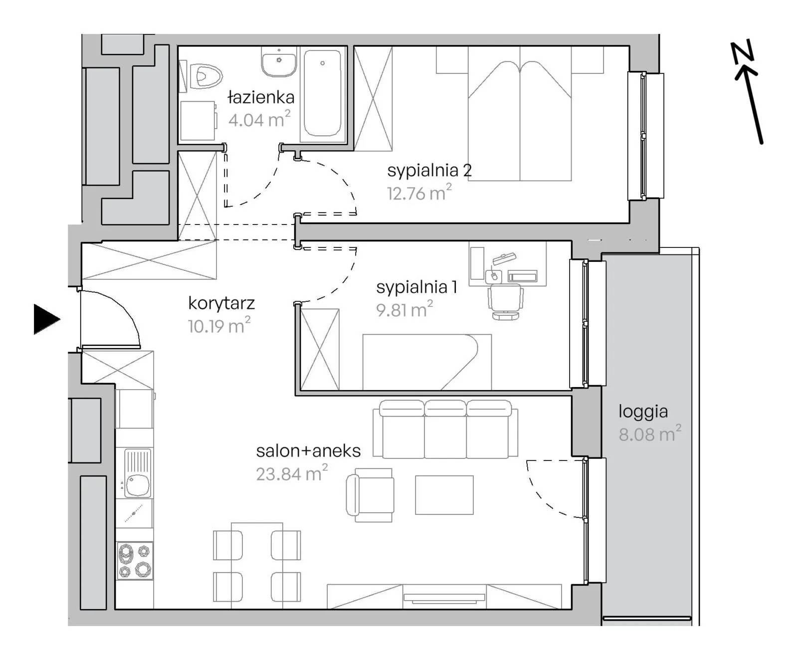 Legnicka Vita – inwestycja Develia - lokal L1/17/158, budynek Etap I