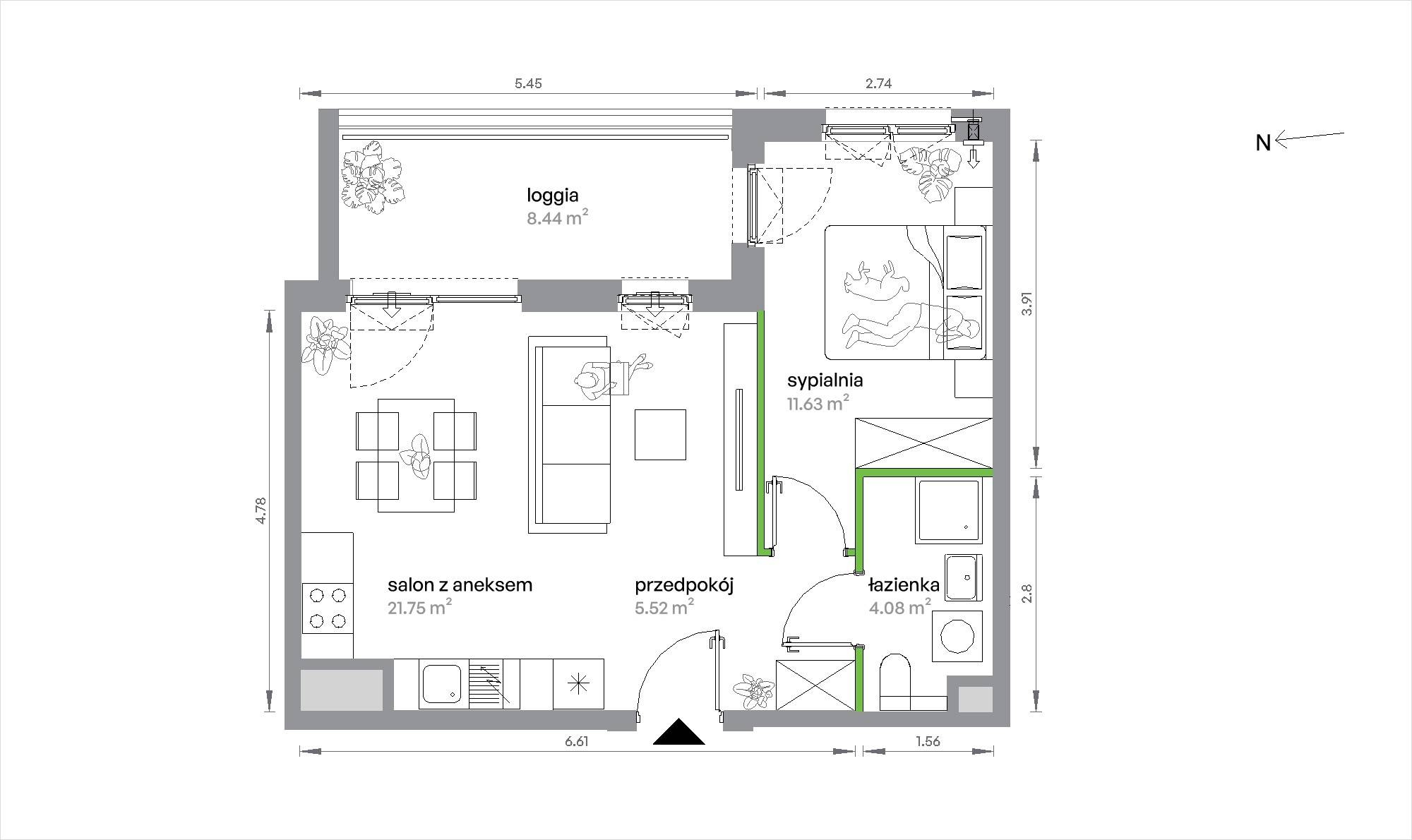 Sochaczewska Vita – inwestycja Develia - lokal 1-A-3-4, budynek Etap IV