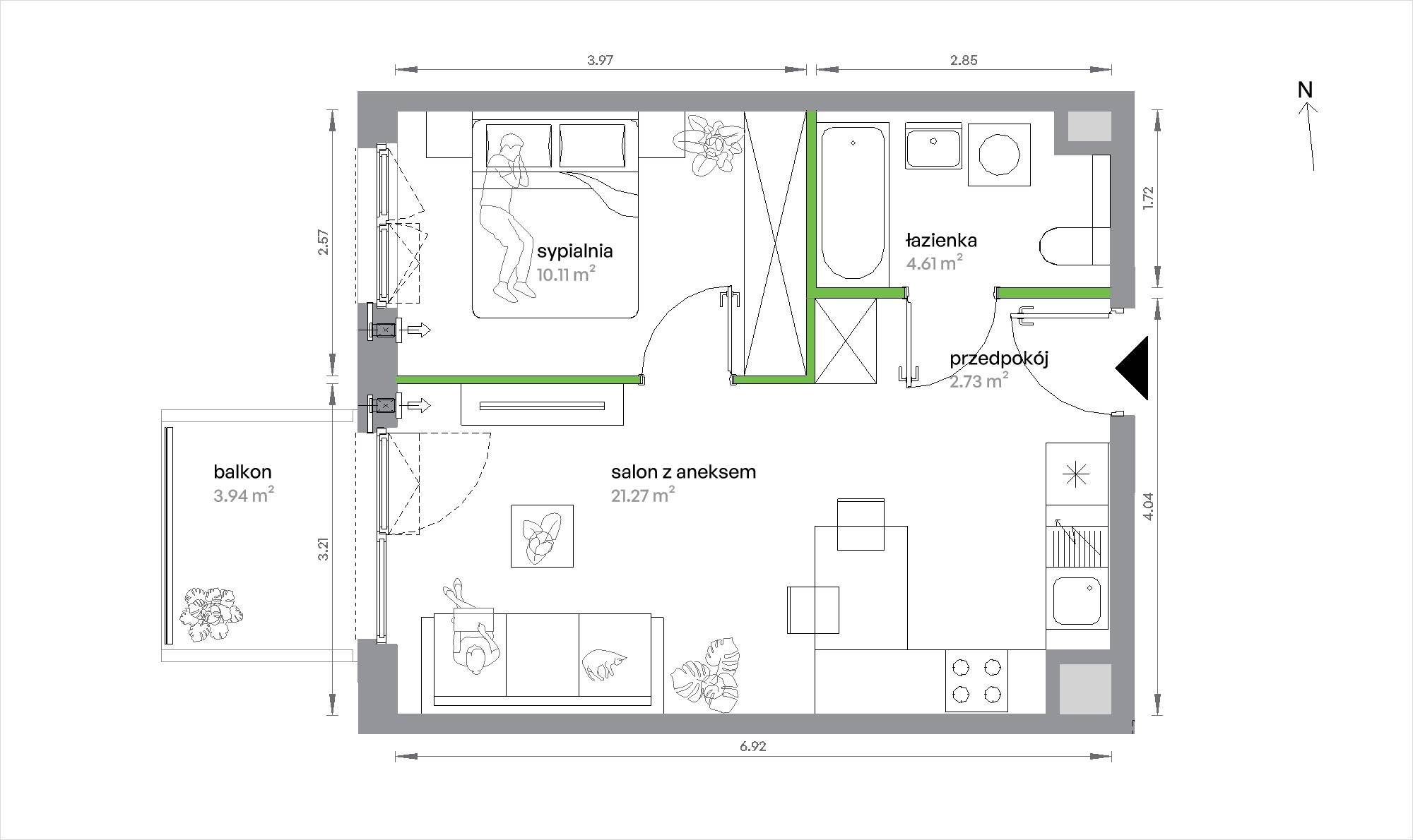 Sochaczewska Vita – inwestycja Develia - lokal 1-A-4-11, budynek Etap IV