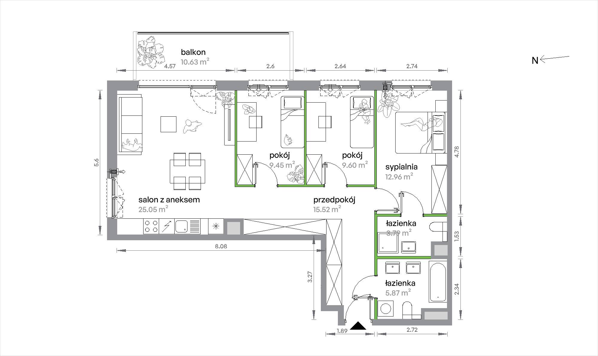 Sochaczewska Vita – inwestycja Develia - lokal 2-B-2-3, budynek Etap V