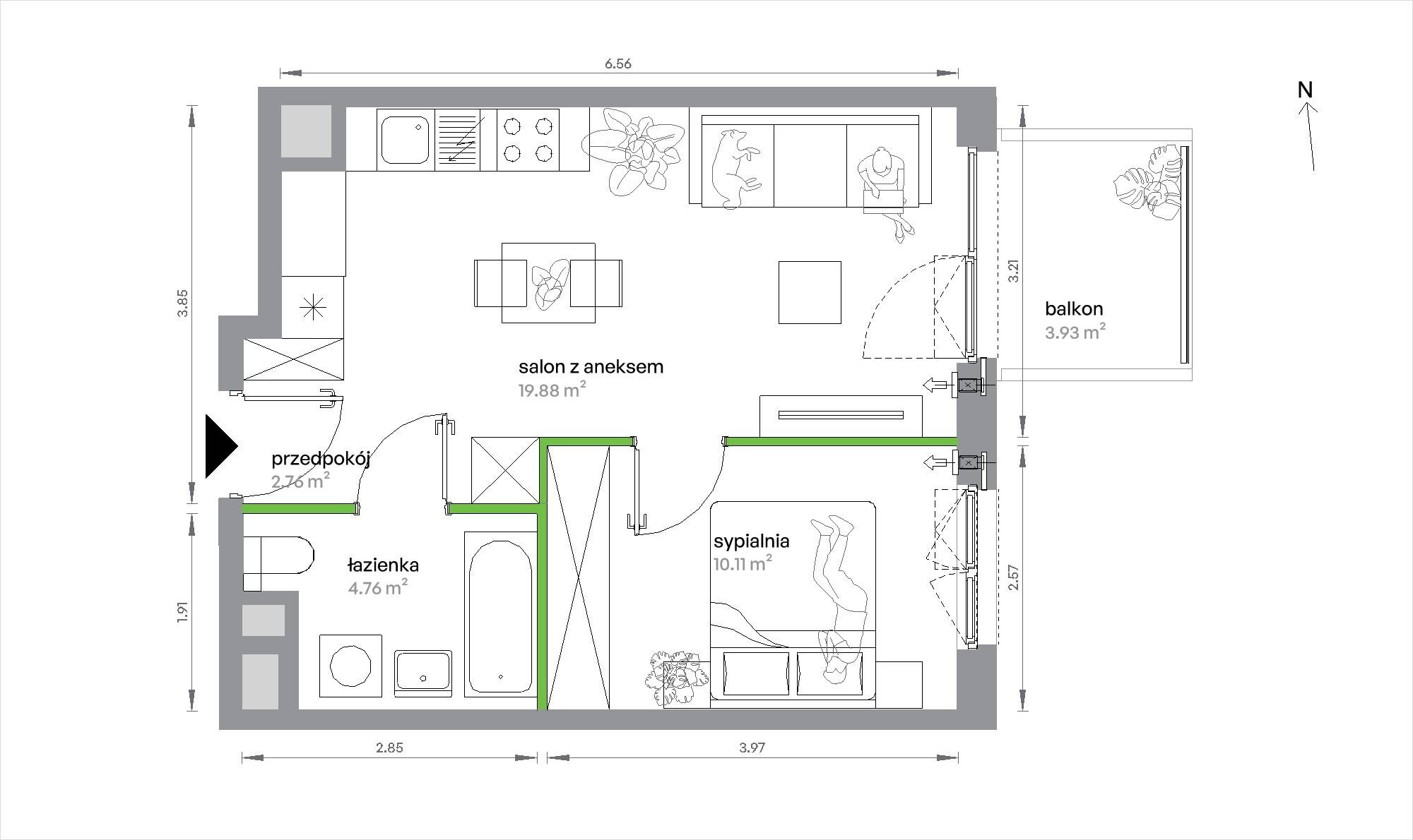 Sochaczewska Vita – inwestycja Develia - lokal 2-B-2-4, budynek Etap V