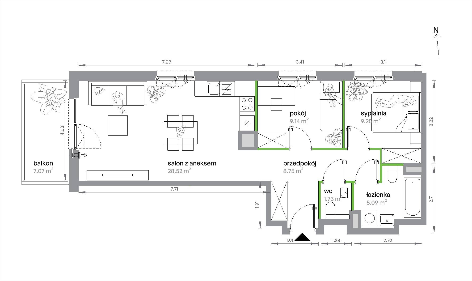 Sochaczewska Vita – inwestycja Develia - lokal 2-A-3-6, budynek Etap V