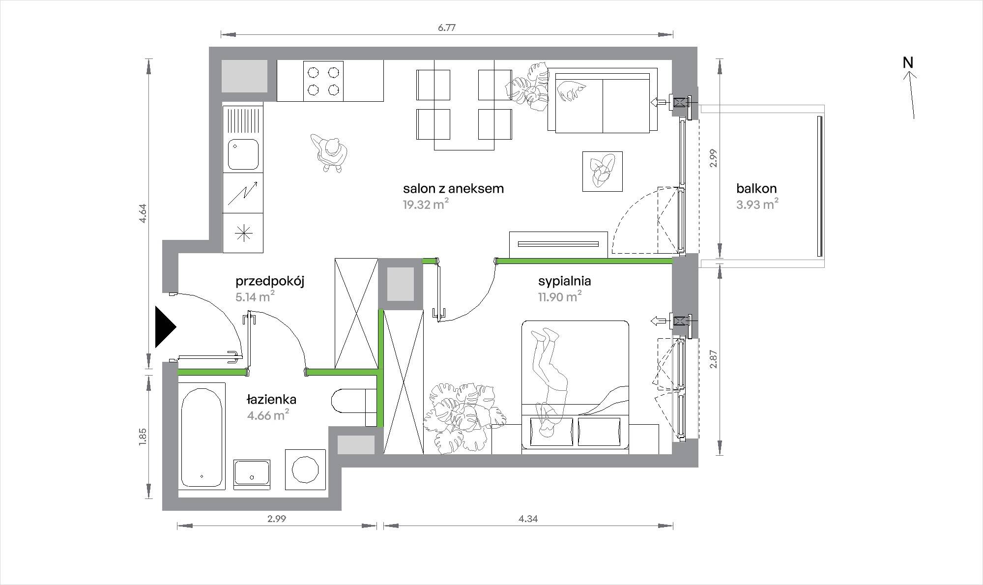 Sochaczewska Vita – inwestycja Develia - lokal 2-A-4-2, budynek Etap V