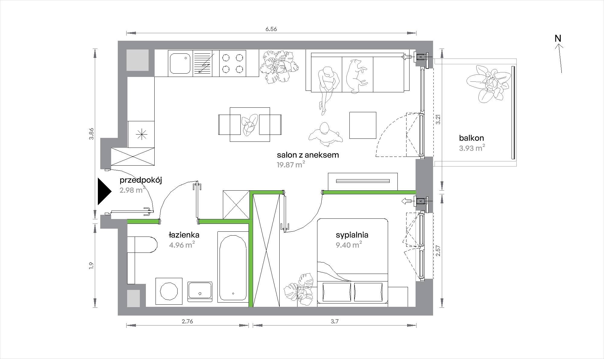 Sochaczewska Vita – inwestycja Develia - lokal 2-B-4-5, budynek Etap V