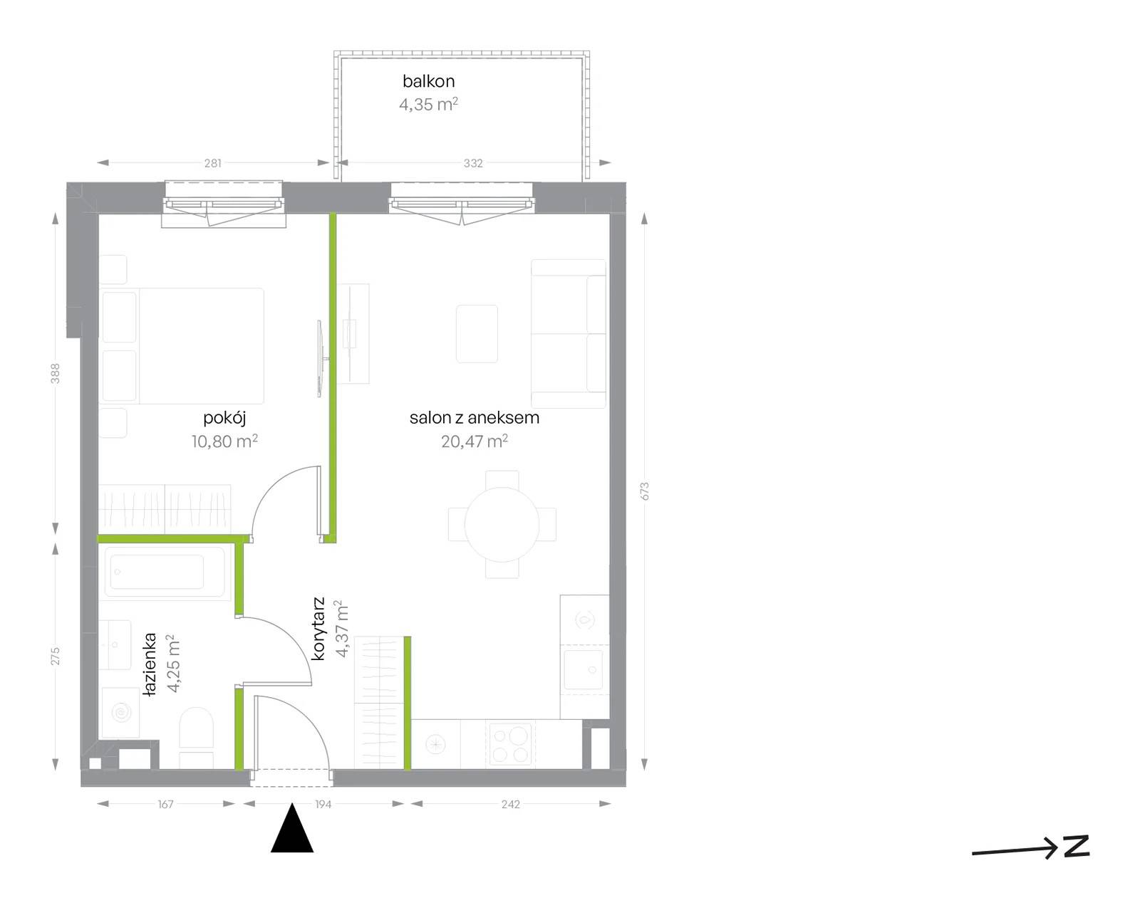 Sochaczewska Vita – inwestycja Develia - lokal A/1/16, budynek Etap I